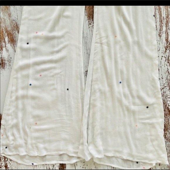 NWT! Wildfox COUTURE White Starlet Loren High Waisted Flared Pants - Picture 8 of 13